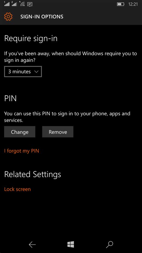 Change Lock Screen Password In Windows Phone 10 Wpandroidbuzz