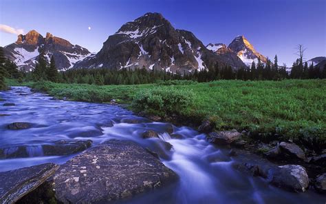 Mountain River Nature On Your Desktop Wallpapers Pictures Photos