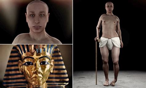 tutankhamun had girlish hips a club foot and buck teeth according to a