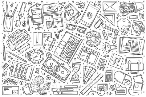 Computer Doodle Vector Art Icons And Graphics For Free Download