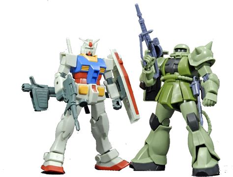 Gundam Rx 78 And Zaku Ii Gunpla Hg High Grade Starter Set Vol 1 1144