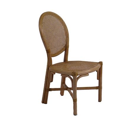 Don't miss these amazing new deals on indoor wicker dining chairs. Rattan Oval Back Side Chair : Dining Chairs : Style ...