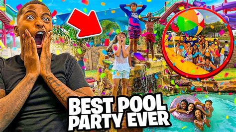 We Threw The Best Summer Pool Party Ever😱🥳 Youtube