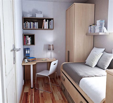 Place the bed against the right wall. 21 Ideas and Inspiration For Bedroom Small Table