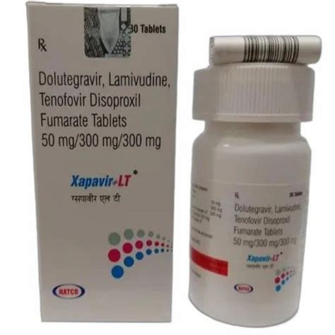 Xapavir Lt 50300 Mg Tablet Prescription Treatment Hiv At Rs 3900