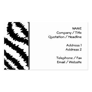 zebra business cards  zebra business card templates zazzle