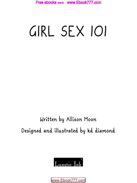 Girl Sex 101 By Allison Moon Kate Diamond Pdf Pdf Transgender