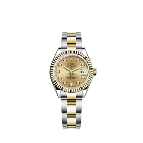 Rolex Lady Datejust Watch Oystersteel And Yellow Gold M279173 0012