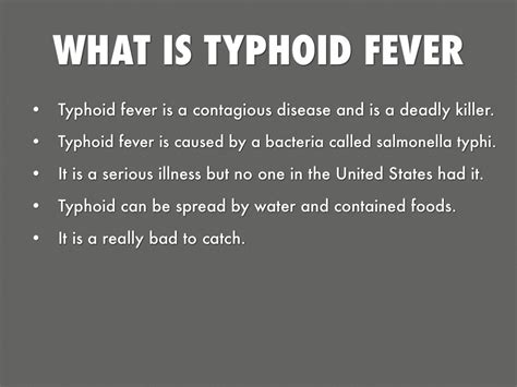 Pathophysiology Of Typhoid Fever