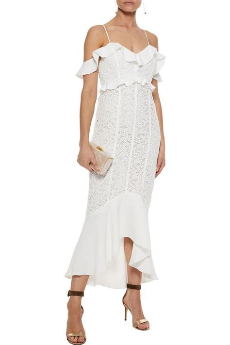 Designer Wedding Dresses Sale Up To 70 Off At The Outnet Lace Midi