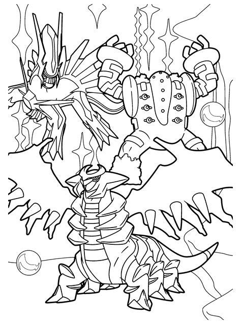 Coloring Page Pokemon Diamond Pearl Coloring Pages 83