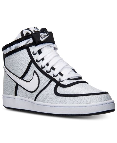 Nike Mens Vandal High Casual Sneakers From Finish Line In Whitewhite