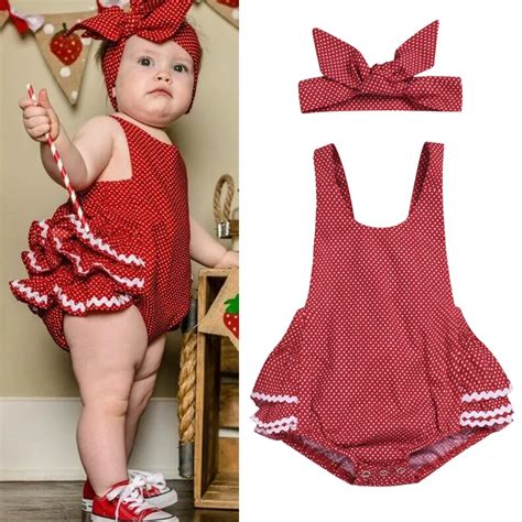 Infant Girls New Arrival Rompers Summer Clothing Newborn Toddler Baby