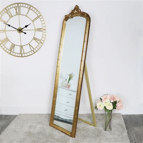 Vintage Full Length Mirror With Stand Free Standing Or Wall Mirror