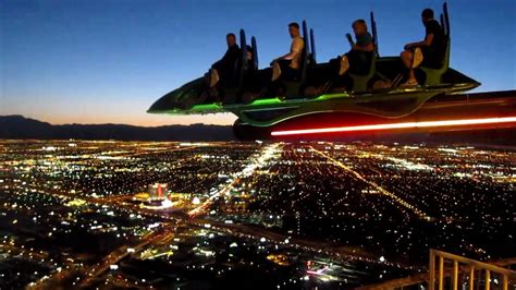 Las Vegas By Night X Scream Ride On Stratosphere Youtube