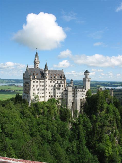 Neuschwanstein Castle In Bavaria Germany Disneys Sleeping Beauty