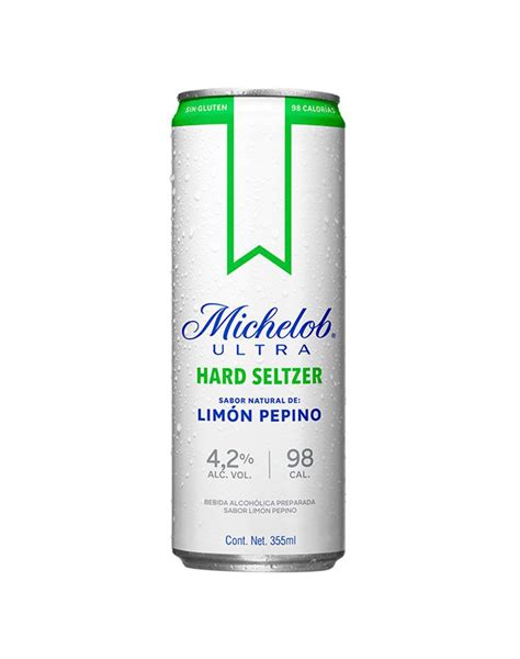 Michelob Ultra Hard Seltzer Limon Pepino 355 Ml