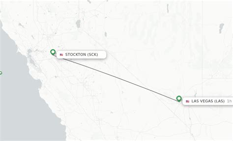 Direct (non-stop) flights from Stockton to Las Vegas - schedules