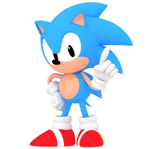 Classic Sonic Mania Pose By Matiprower On Deviantart