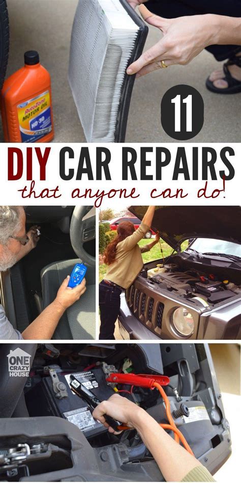 11 Easy Car Repairs You Can Totally Do Yourself Diy Car Auto Repair