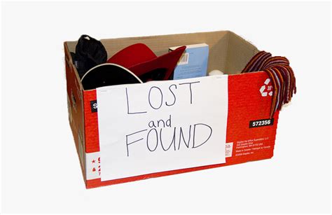 Lost And Found Box School Free Transparent Clipart Clipartkey