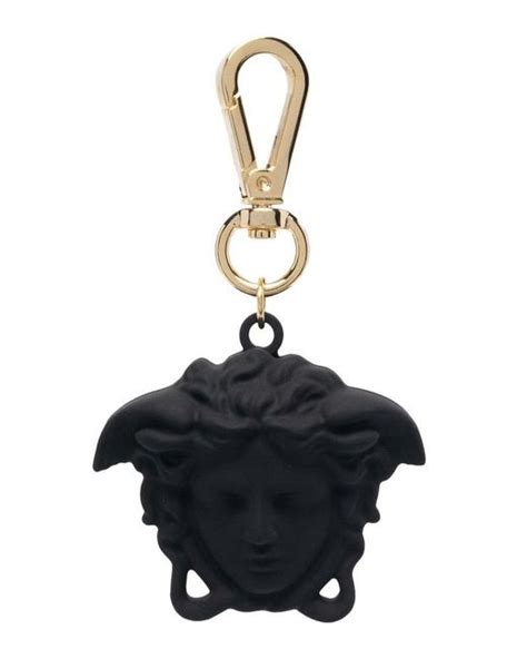 Versace Medusa Pendant Keychain In Black Lyst