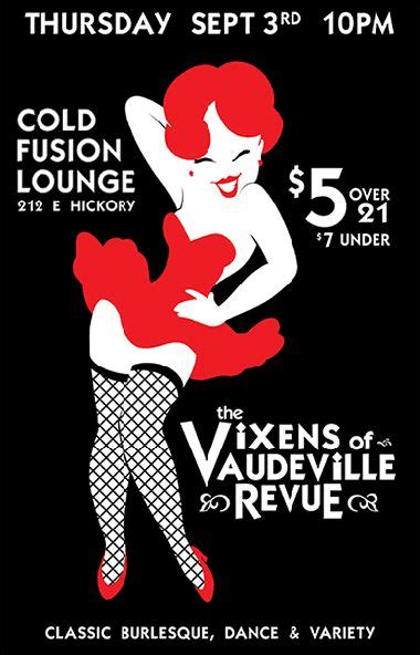11 Great Burlesque Posters From Around The World Dance Poster Design