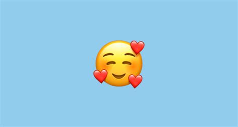 Smiling face with hearts was approved as part of unicode 11.0 in 2018 under the name smiling face with smiling eyes and three hearts and added to emoji 11.0 in 2018. 🥰 Smiling Face With 3 Hearts Emoji