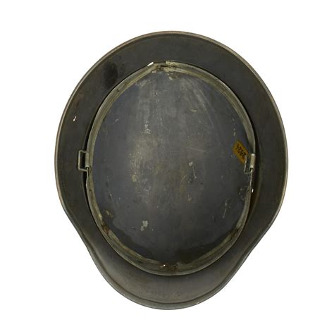 Original German Wwii Usgi Bring Back Shot Through Trench Art M40 Helmet