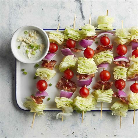 Wedge Salad Skewers Recipe Eatingwell