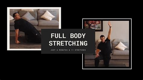 6 Minute 11 Stretches For A Full Body Static Stretching Routine By Dr