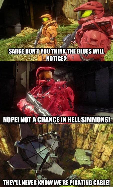 Everythingrvb Red Vs Blue Blue Quotes Halo Funny