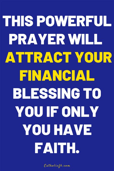 This Powerful Prayer Will Bring Your Financial Blessings Pray This Now