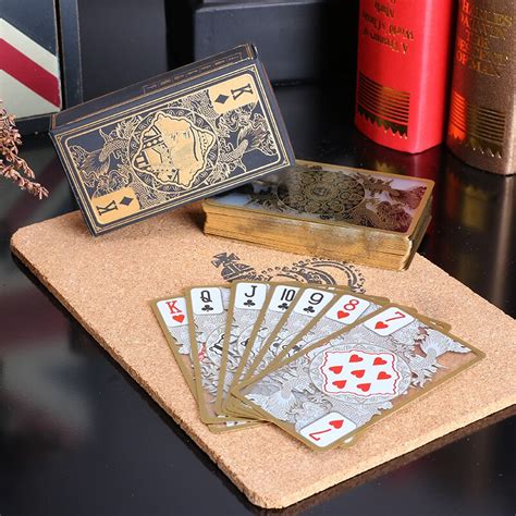 Get the best deals on poker card deck playing cards. 55 Cards Deck Golden Edges Playing Cards, Waterproof ...