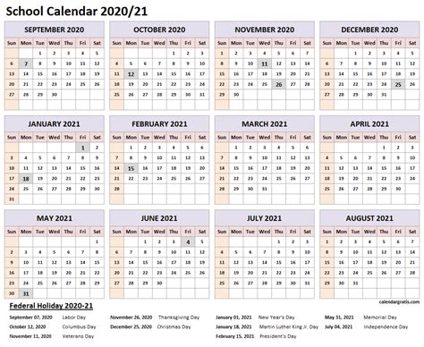 Um Academic Calendar 2021