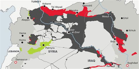 Map How Much Territory Isis Lost In 2015 Business Insider