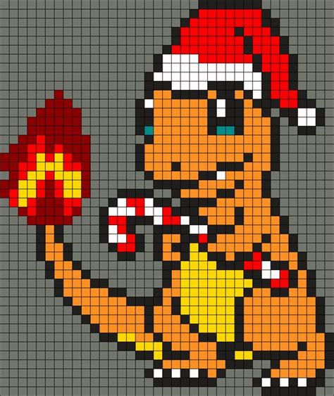 50 Idées De Dessins Pixel Art Pokémon à Colorier