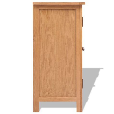vidaxl sideboard 70x35x75 cm solid oak wood wood factory furniture