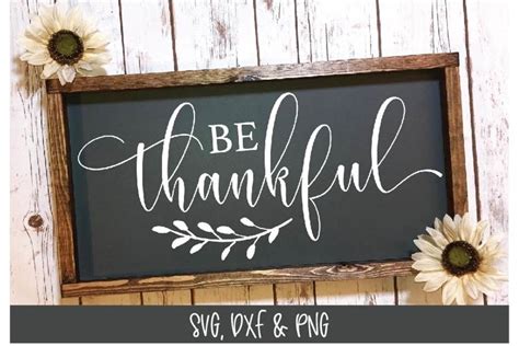 Be Thankful Svg Cut File Thanksgiving Svg 129936