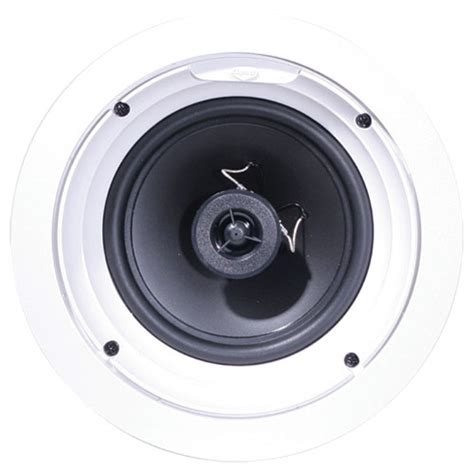 This unit also comes with a flush mount for the ceiling installment. Klipsch R1650C 6.5" In-Ceiling Speaker - Single : Wall ...