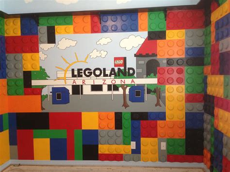 Hand Crafted Lego Mural By Kid Murals By Dana