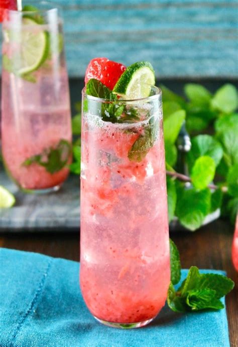 How would you describe the taste of a certain cocktail? Strawberry Mojito - Homemade Cocktail or Mocktail | The ...