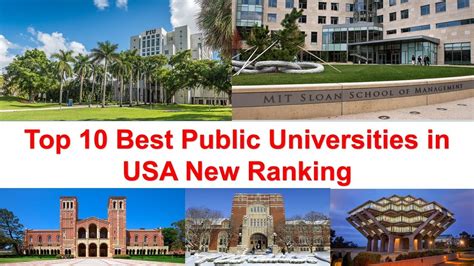 top 10 best public universities in usa new ranking american public university ranking youtube
