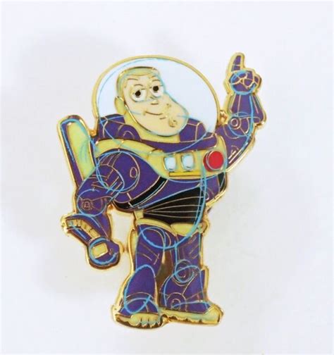 Disney Pins Pixar Party Buzz Lightyear Concepts Purple Glow In The Dark