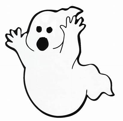 Ghost Coloring Pages Printable Casper Clip Halloween