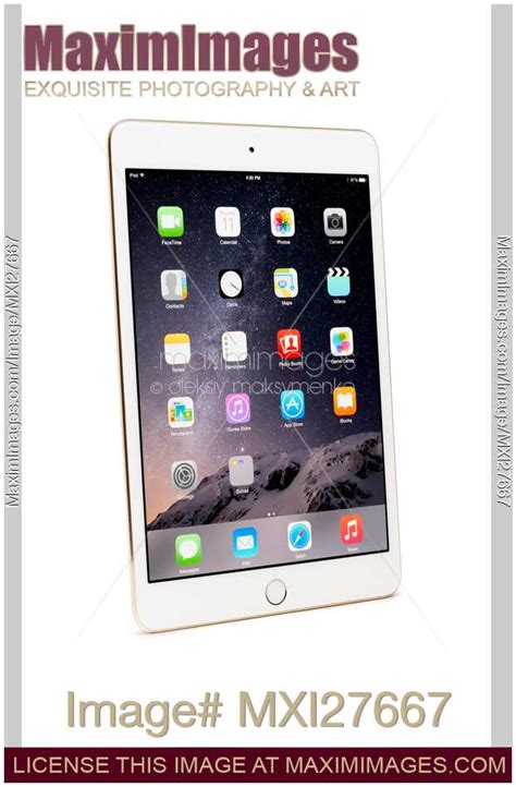 Photo Of Apple Ipad Mini 3 Tablet Stock Image Mxi27667