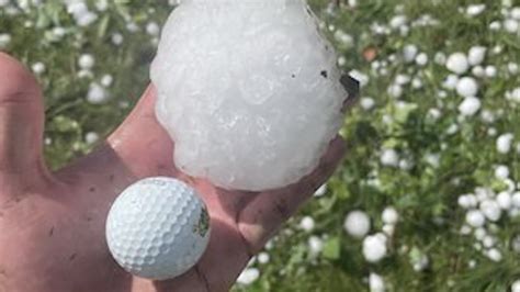 Baseball Sized Hail Pelts Golf Course Videos From The Weather Channel