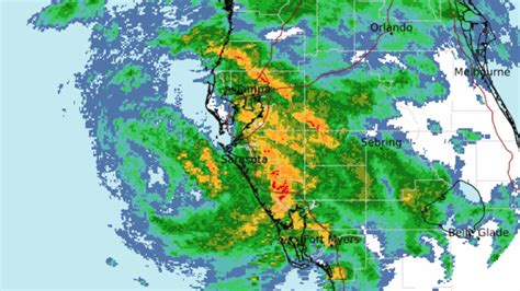 Tropical Storm Elsa Radar Shows Storms Movement Over Florida