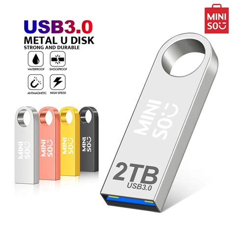 Miniso Pen Drive Super Usb 3 0 De Metal De 2tb Unidad Flash Usb De 1tb
