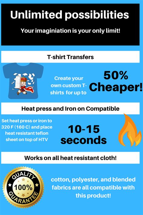 Printable T Shirt Transfer Paper Htv Printable Heat Transfer Vinyl